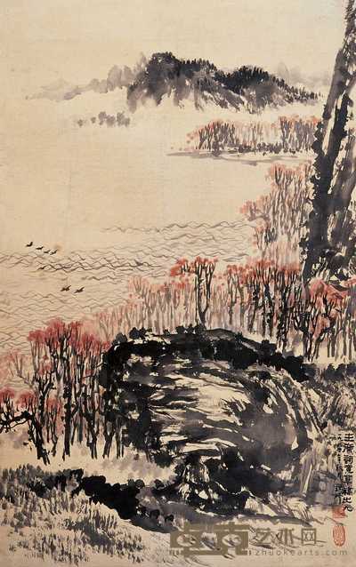 孙其峰 江山多娇 镜心 83.5×52cm